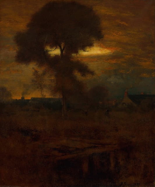 George Inness - Afterglow