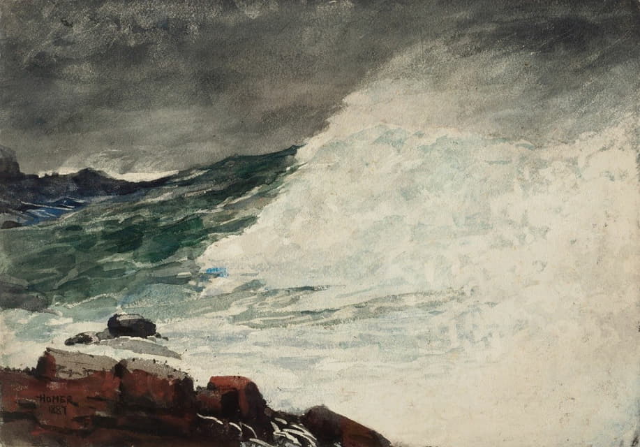 Winslow Homer - Prout’s Neck, Breaking Wave