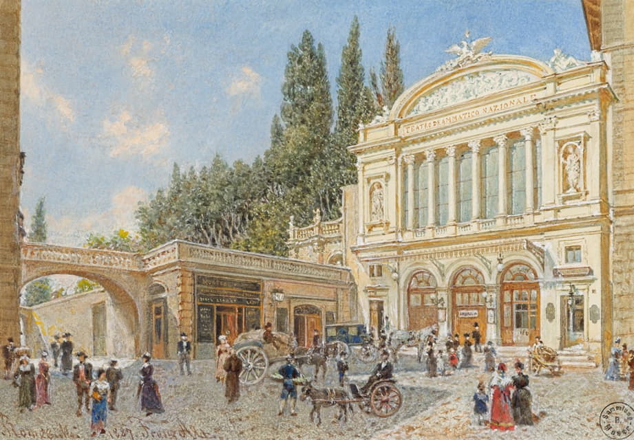 Franz Alt - Nationaltheater in Rom