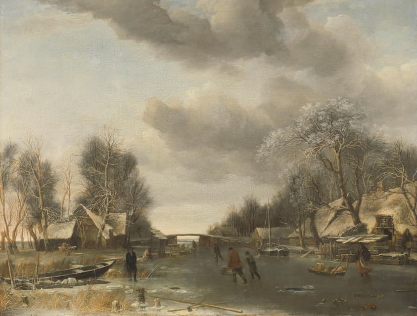 Jan van de Cappelle - Winter Scene