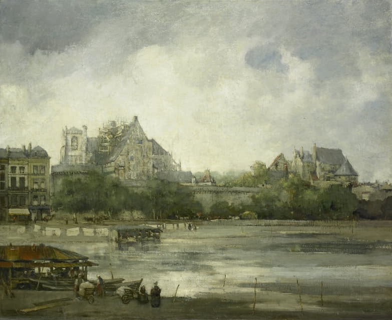 Willem Leendert Bruckman - View of Nantes