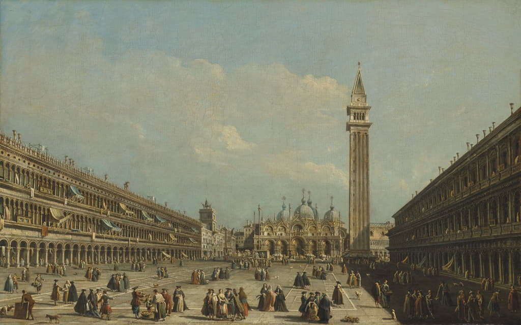 Francesco Tironi - Saint Mark’s Square with the Basilica and the Campanile