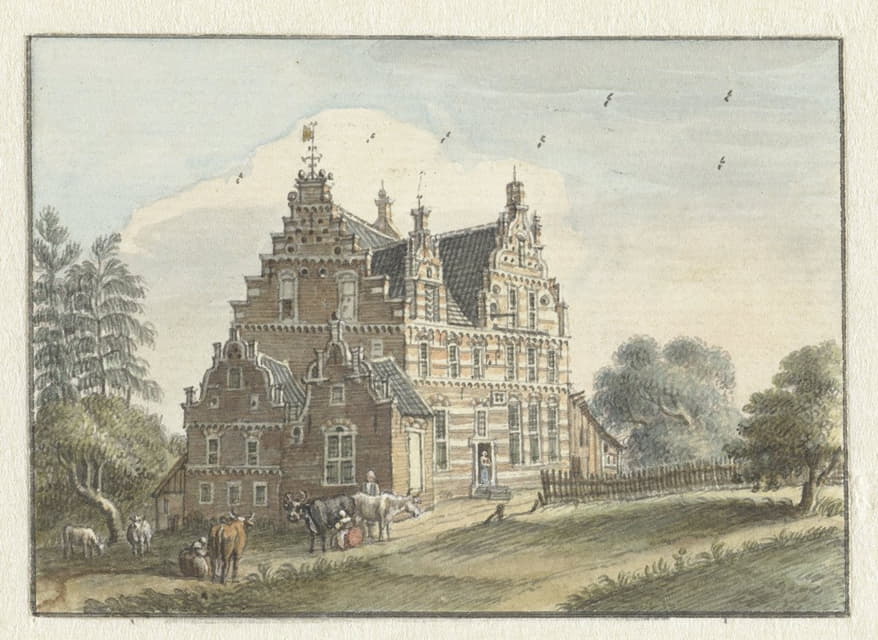Jan de Beijer - Het Huis Den Dam bij Zutphen