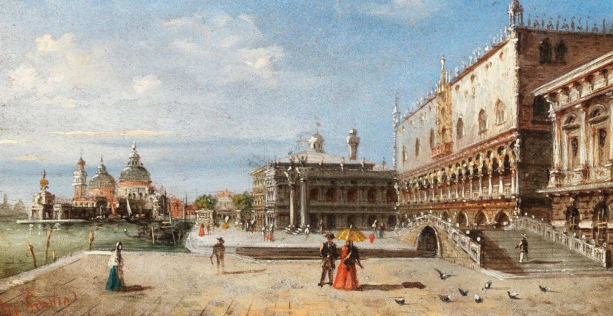 Marco Grubas - Venice, the Riva degli Schiavoni