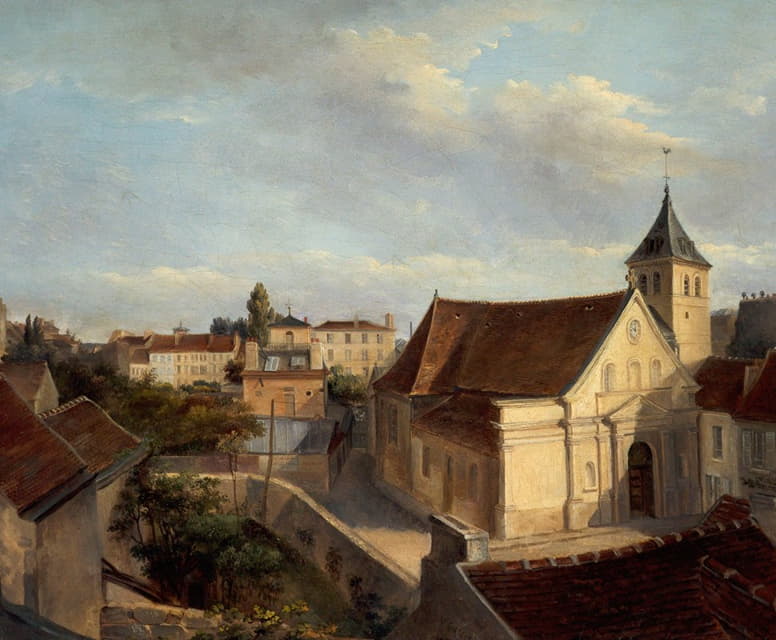 Victor René Garson - L’ancienne église de Belleville