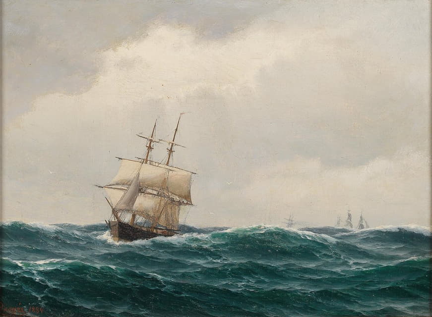 Carl Emil Baagøe - Maritime painting II