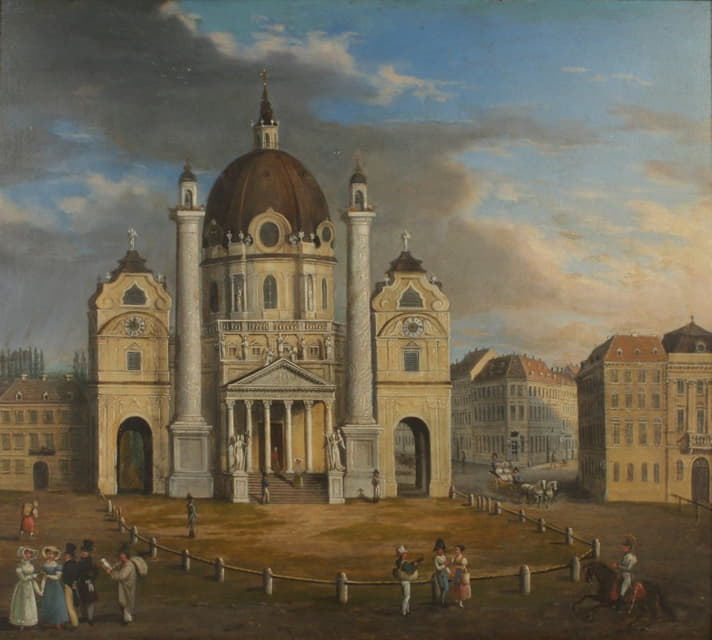 Franz Alt - Blick auf die Karlskirche