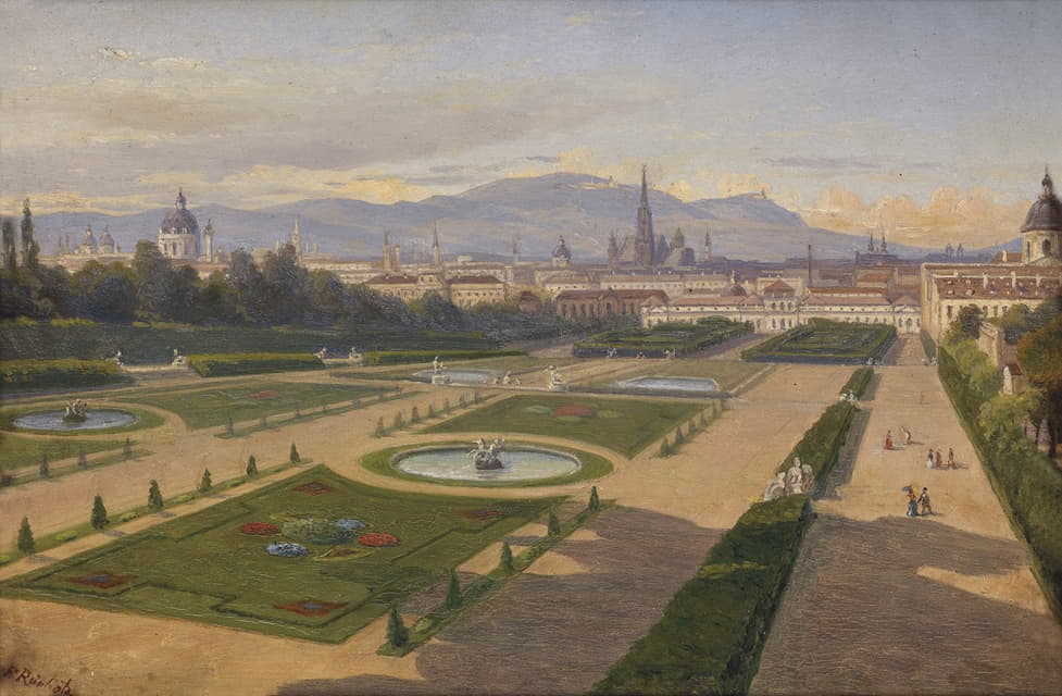 Franz Xaver Reinhold - Garten des Belvedere