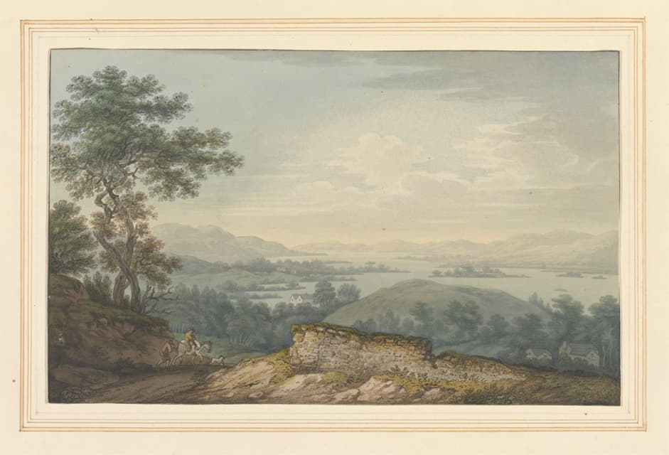 Joseph Farington - View over Windermere & Great Island
