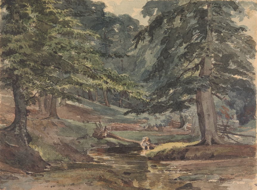 Thomas Sully - Wooded River Scene