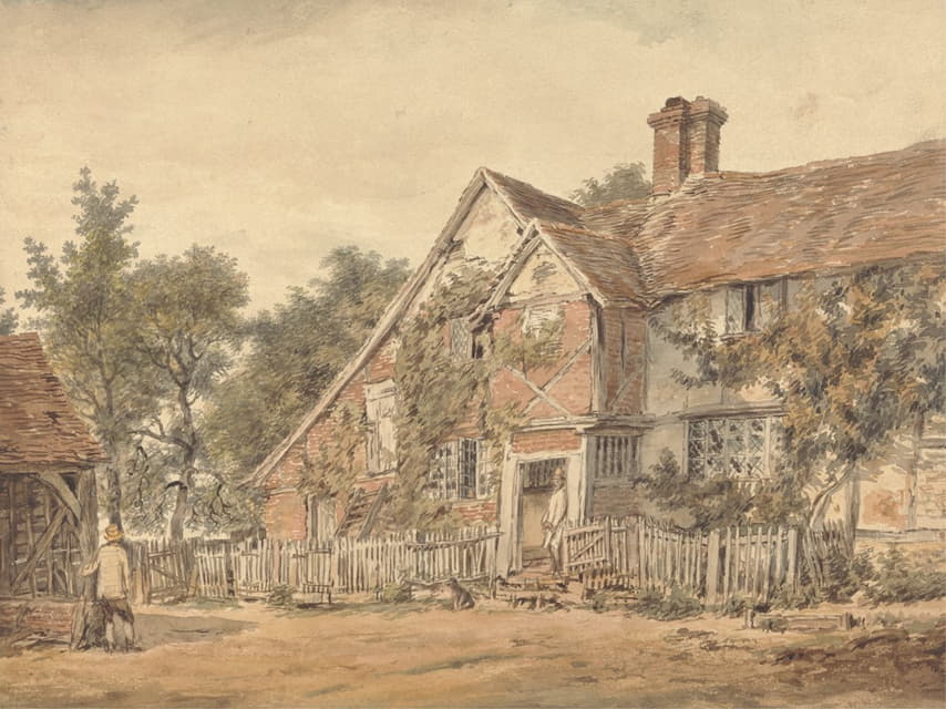 William Henry Hunt - A Farmhouse