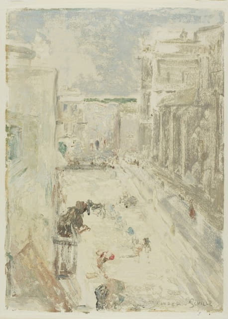 Charles Conder - Street in Seville