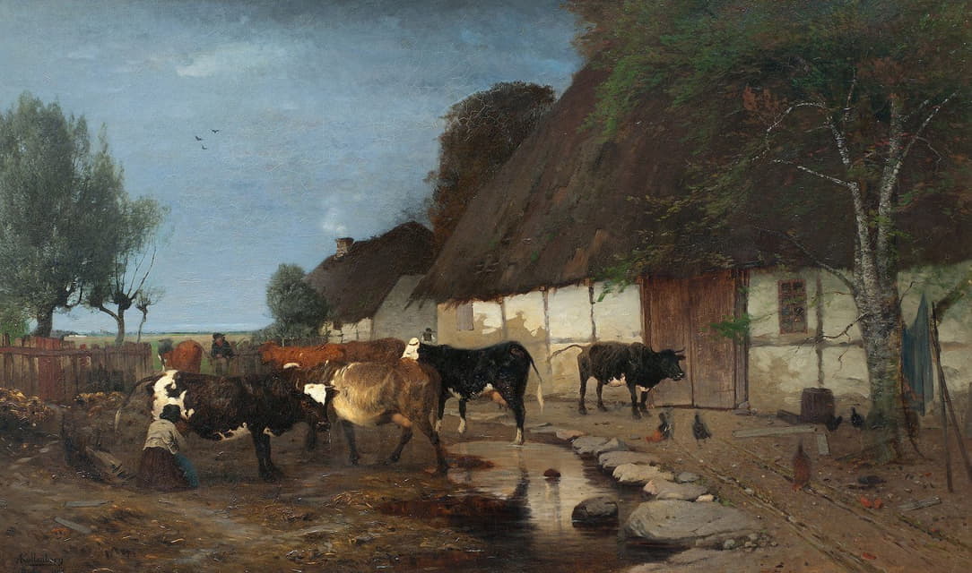 Anders Kallenberg - Farmstead in Skåne
