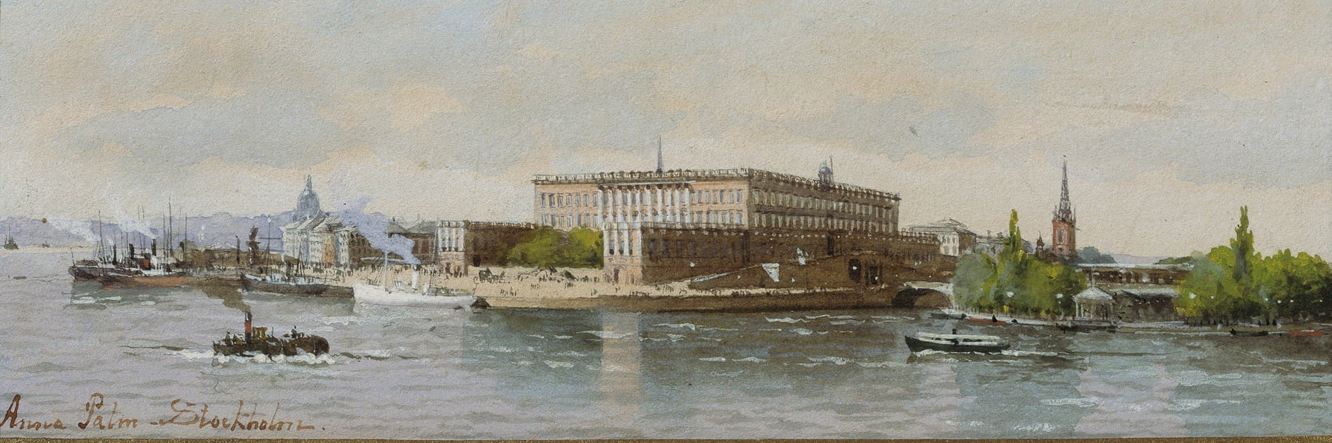 Anonymous - View of the Royal Palace, Stockholm
