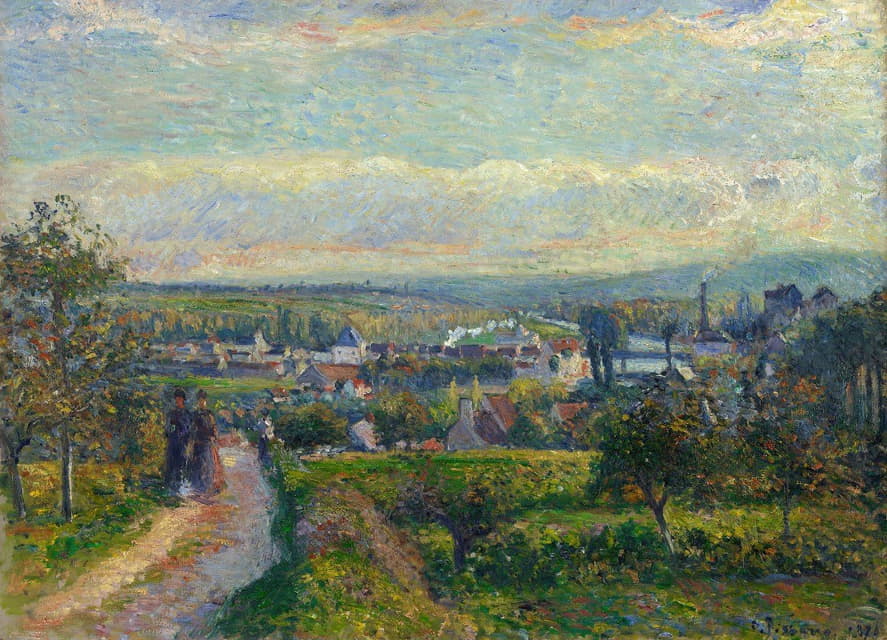 Camille Pissarro - View of Saint-Ouen-l’Aumône