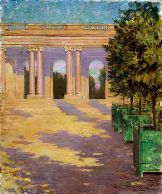 James Carroll Beckwith - Arcade of the Grand Trianon, Versailles