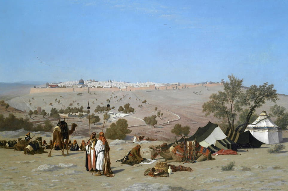 Charles Théodore Frère - Jerusalem from the Mount of Olives