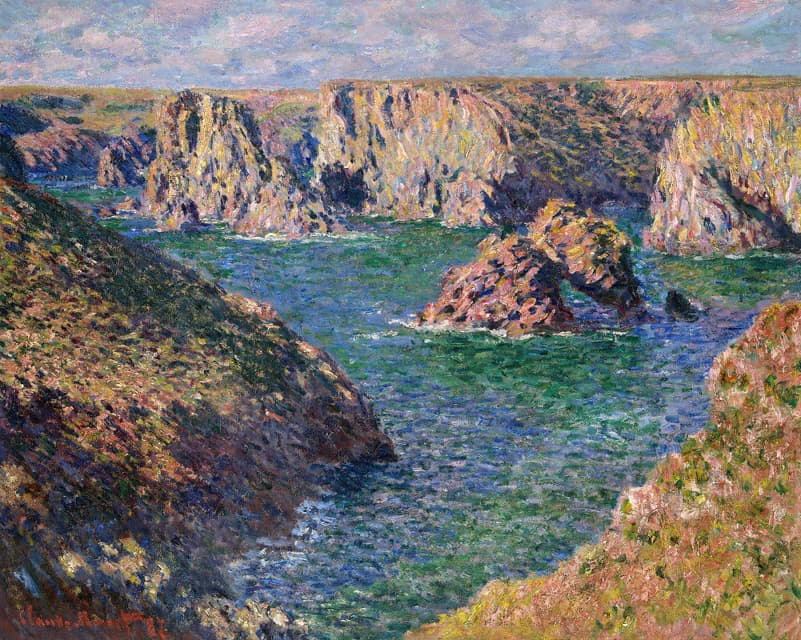 Claude Monet - Port-Domois, Belle-Isle