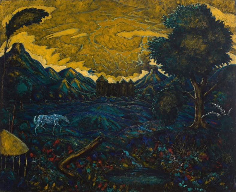 Edward Middleton Manigault - Landscape with a Horse