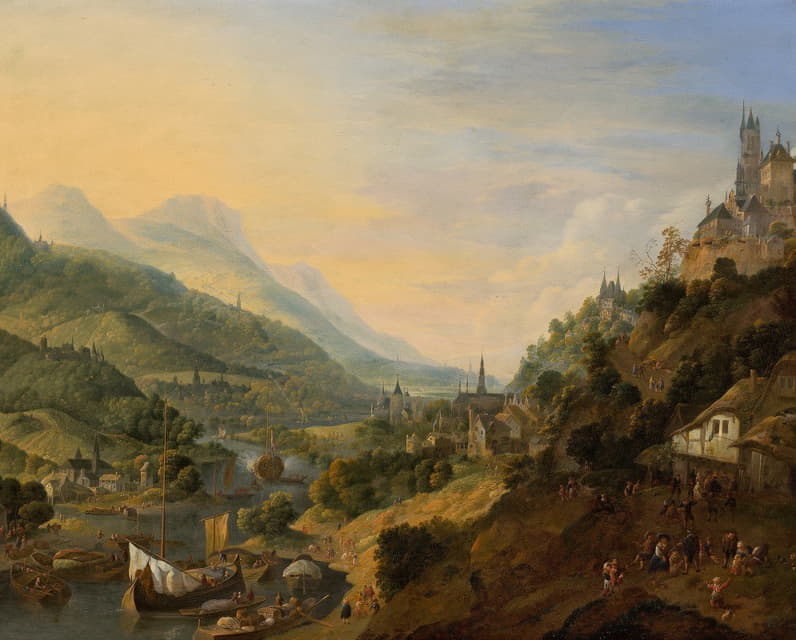 Jan Griffier - A Rheinish Landscape