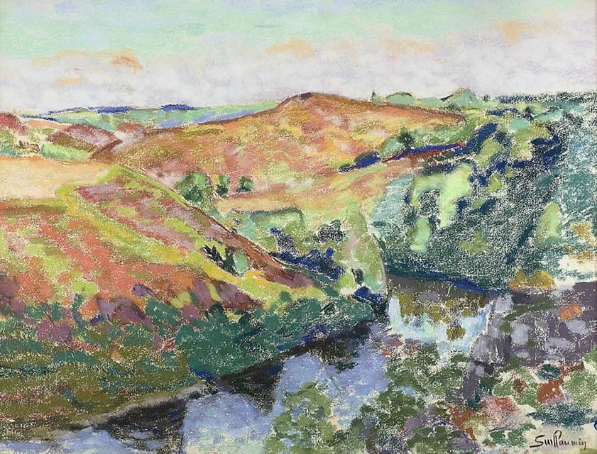 Armand Guillaumin - Landscape in Crozant