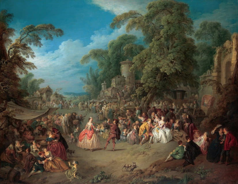 Jean-Baptiste Pater - The Fair at Bezons