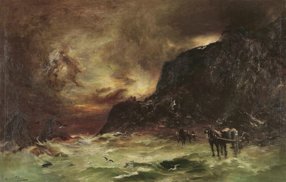 惠灵顿岬的风暴，大约1908年