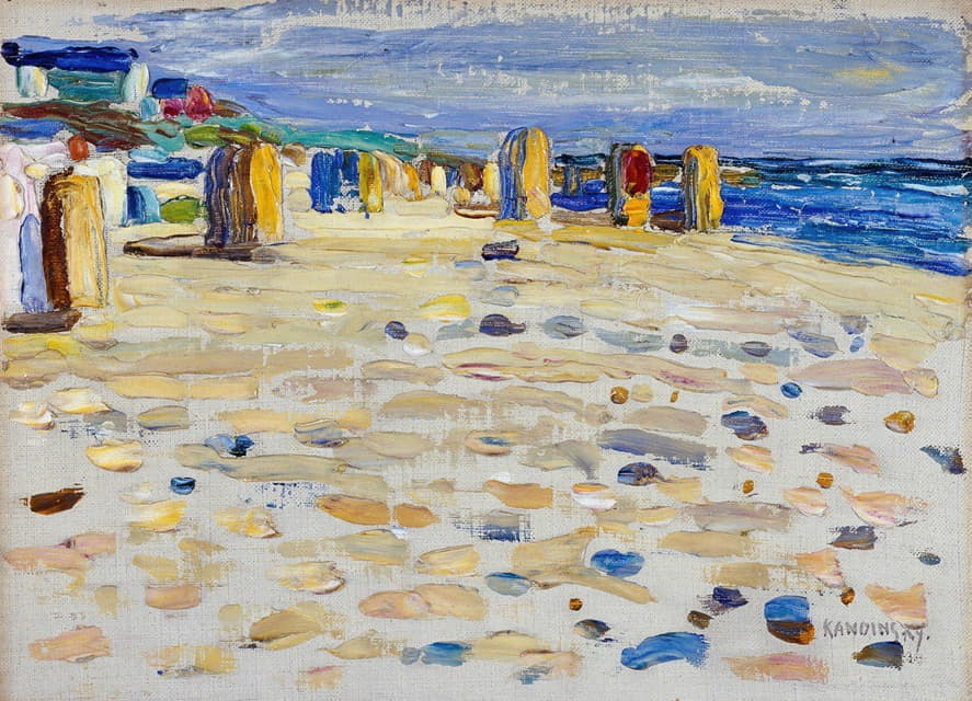 Wassily Kandinsky - Holland – Strandkörbe
