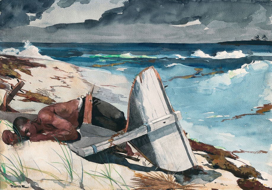 Winslow Homer - After the Hurricane, Bahamas