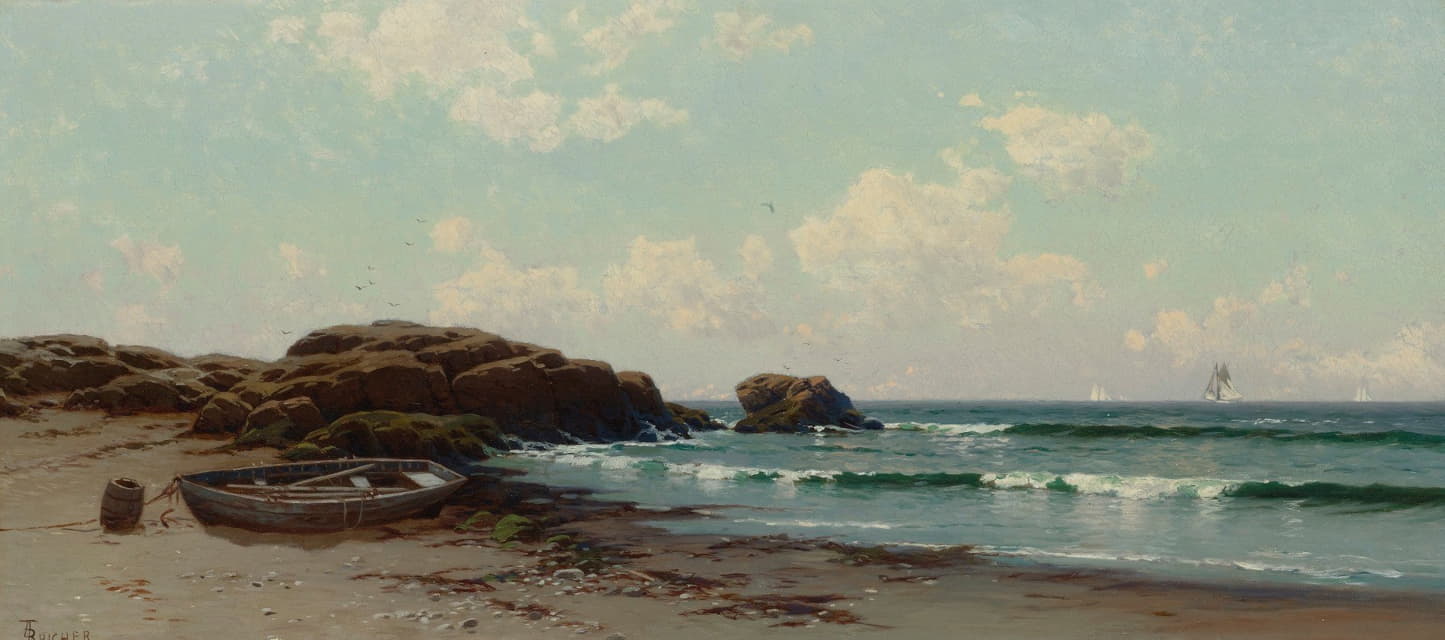 Alfred Thompson Bricher - Afternoon By The Ocean