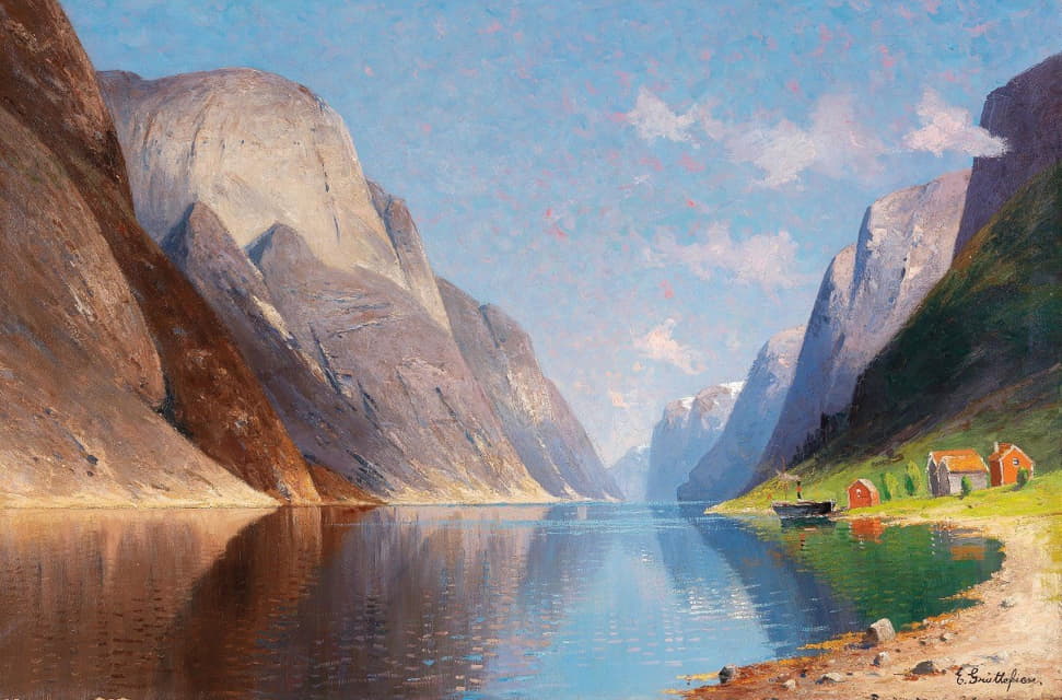 Elisabeth Grüttefien-Kiekebusch - Fjord Landscape