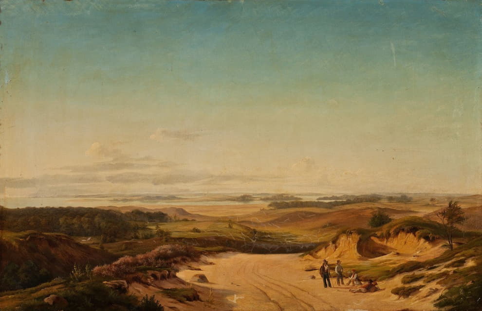 Frits Grove - View From Baunebjerg By Horsens Fjord