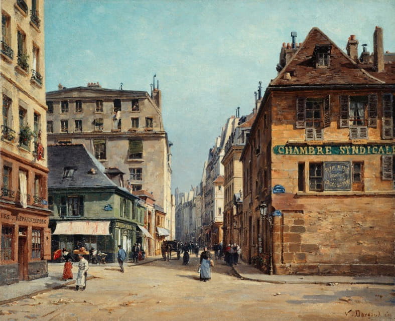 Paul-Joseph-Victor Dargaud - La Rue Saint-Paul