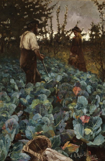 Arthur Melville - A Cabbage Garden