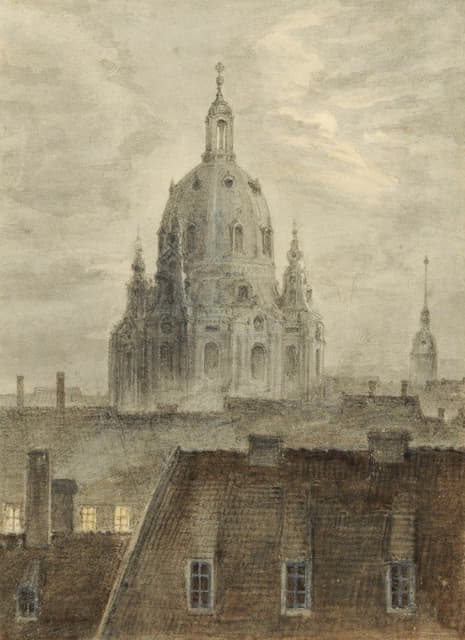 Carl Gustav Carus - Die Frauenkirche in Dresden