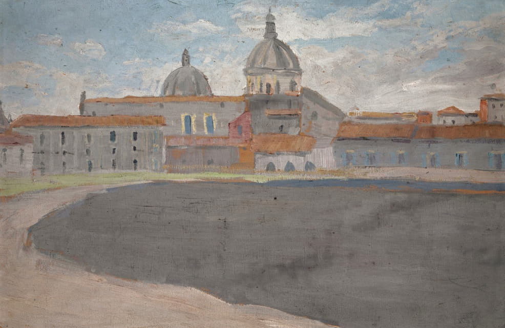 Ernst Schiess - Italian Domed Catherdral