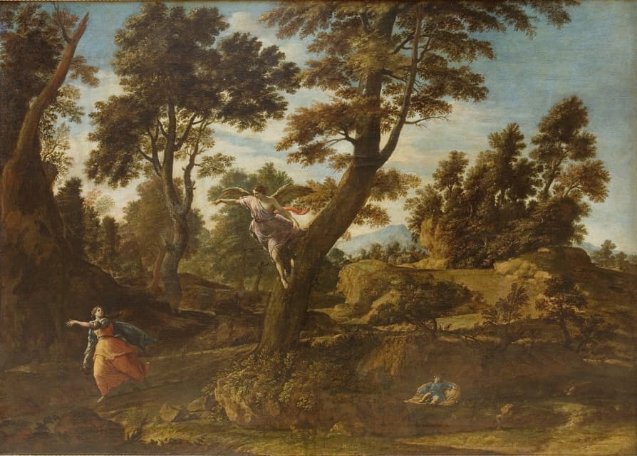 Francesco Cozza - Landscape with the Angel Appearing to Hagar and Leading her to the Well