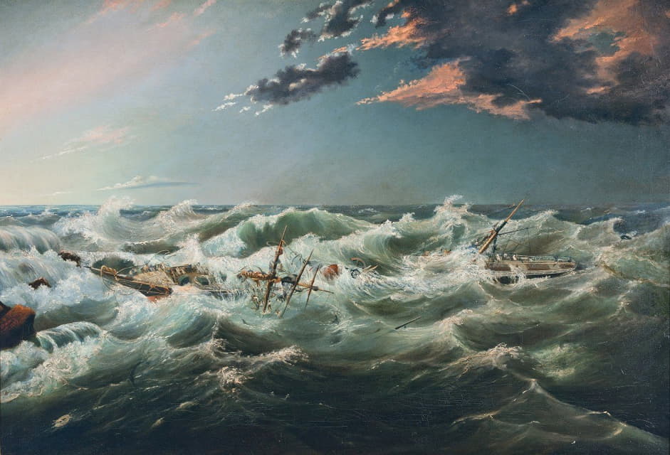 James Shaw - The Admella wrecked, Cape Banks, 6th August, 1859