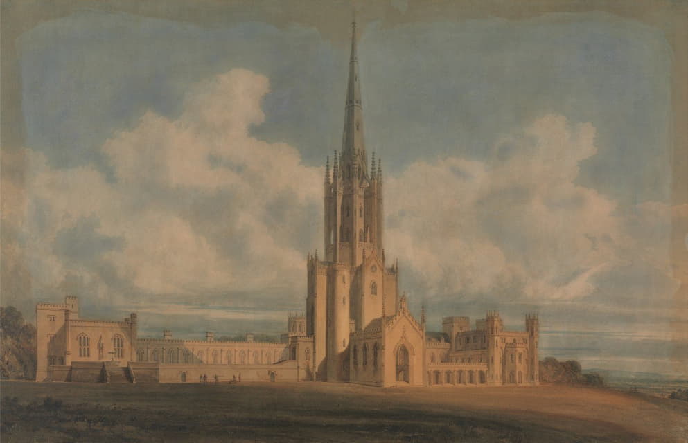 James Wyatt - Projected Design for Fonthill Abbey, Wiltshire