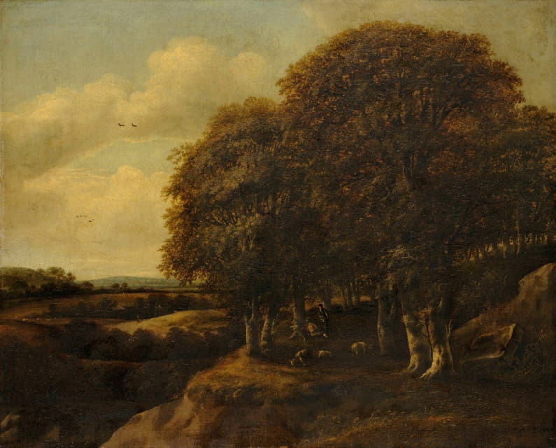 Jan Vermeer van Haarlem the elder - Landscape with Shepherds