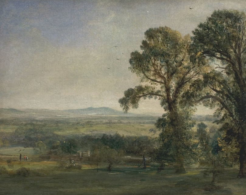 John Constable - Bardon Hill, Coleorton Hall