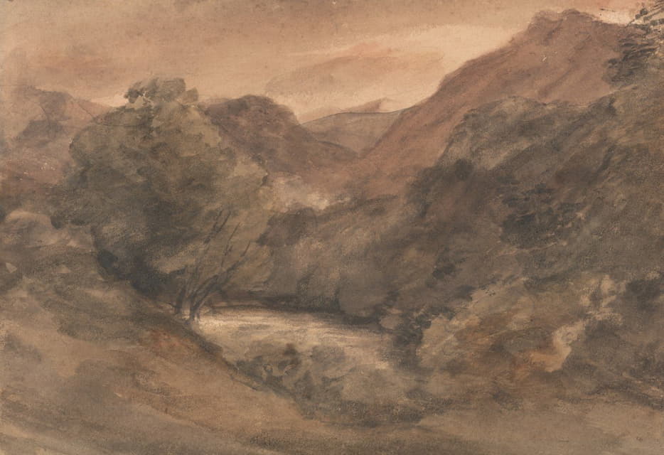 John Constable - Borrowdale- Evening after a Fine Day, 1 October 1806