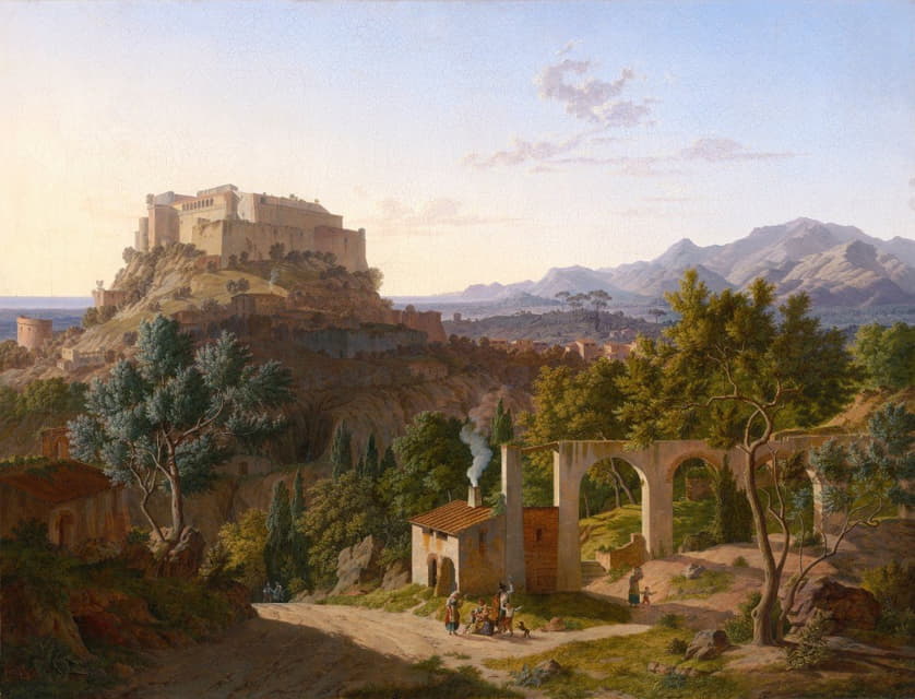 卡拉拉马萨城堡景观