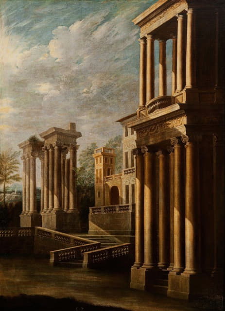 Leonardo Coccorante - Exterior View of Buildings
