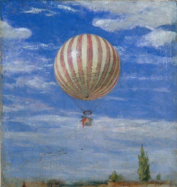 Pál Szinyei Merse - The Balloon