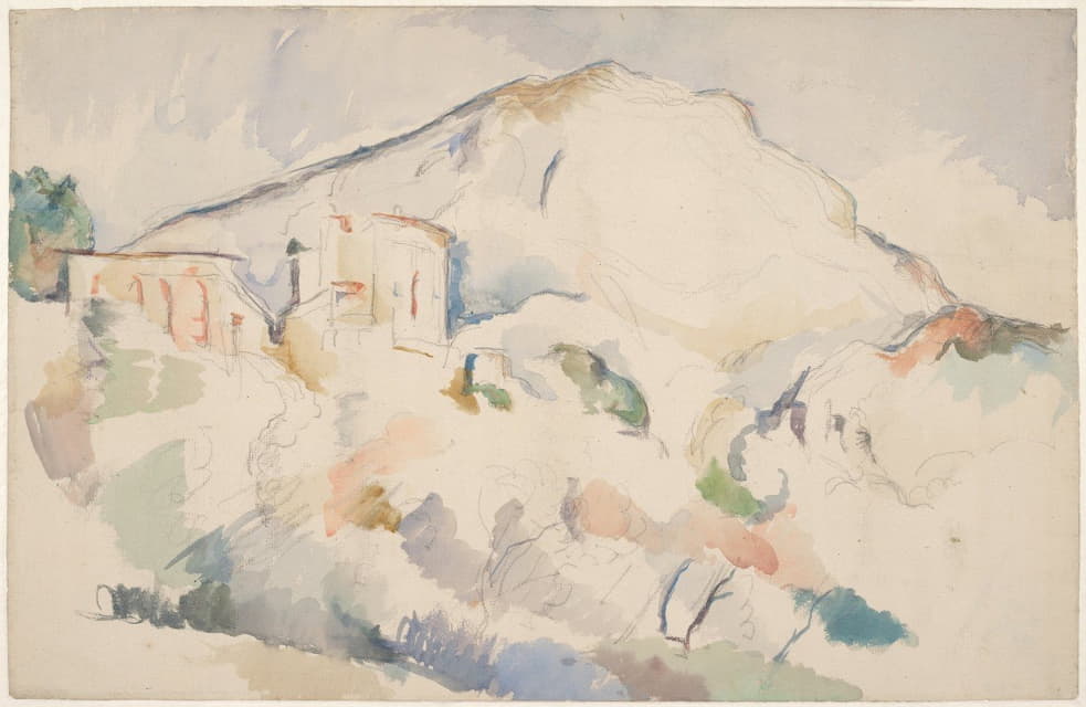 Paul Cézanne - Château Noir and Mont Sainte-Victoire, c. 1890-1895