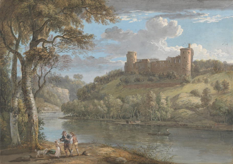 Paul Sandby - Bothwell Castle, from the South