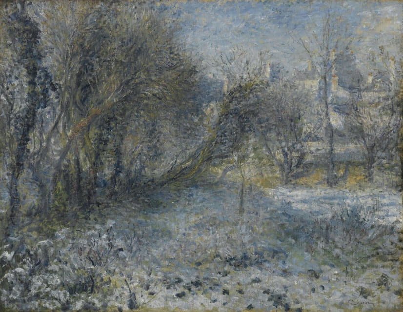 Pierre-Auguste Renoir - Snow-covered Landscape