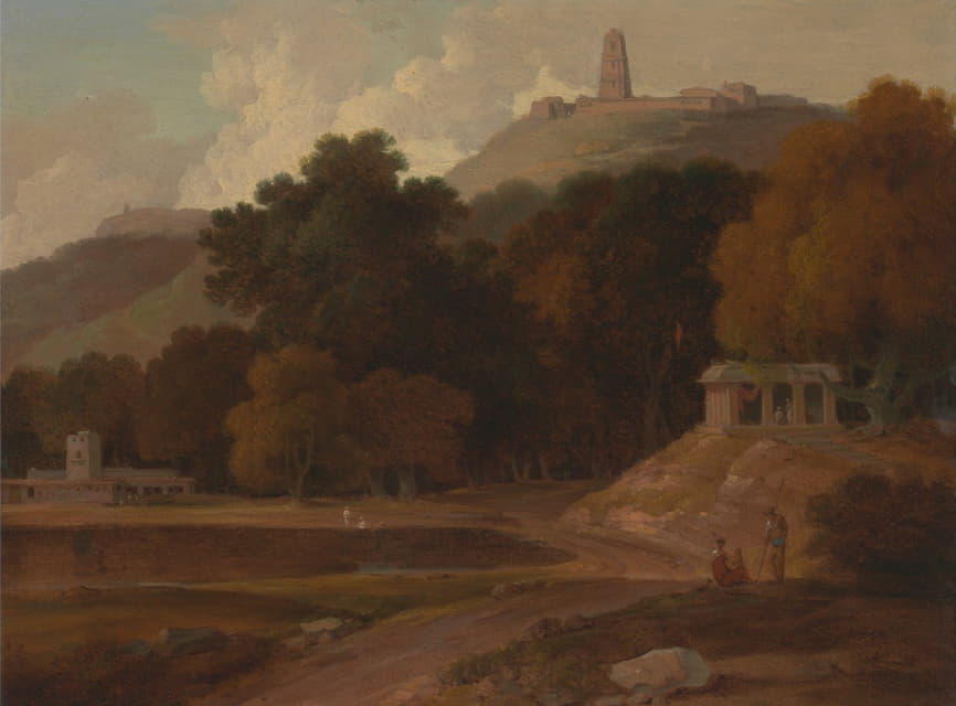 Thomas Daniell - Hilly Landscape in India