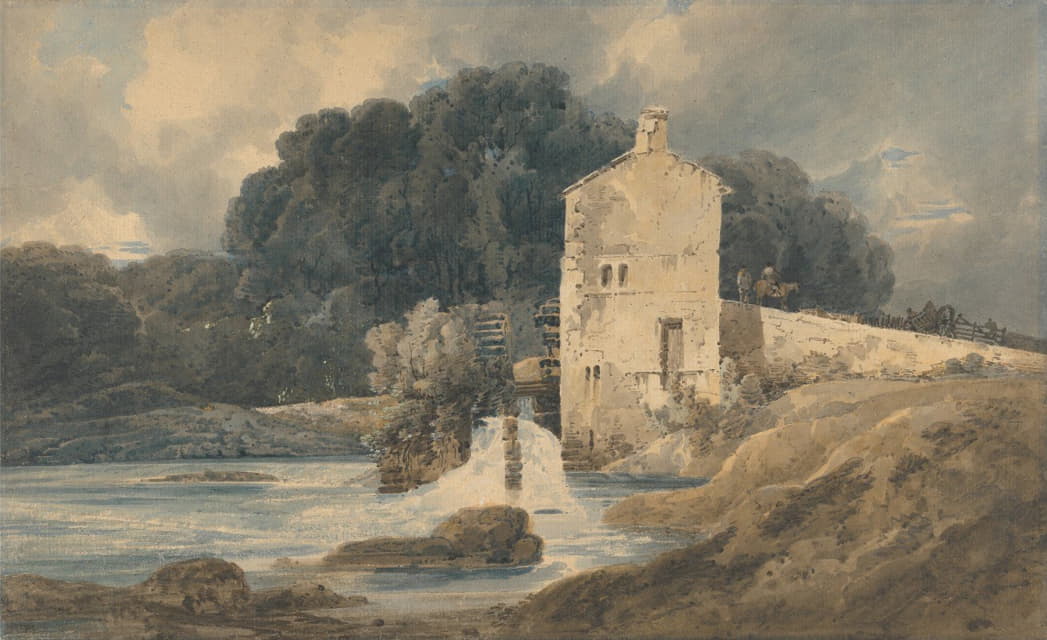 Thomas Girtin - The Abbey Mill, Knaresborough